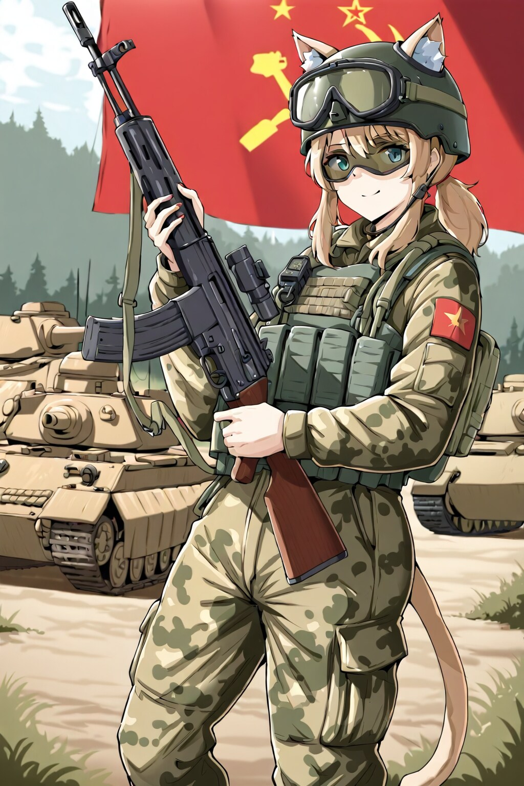 赤い国の人