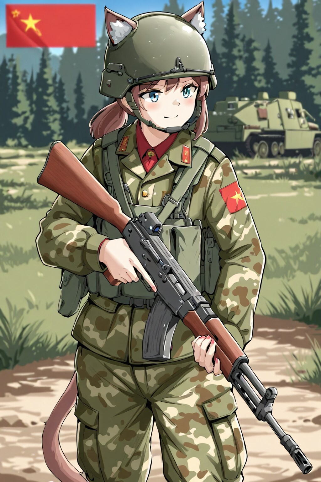赤い国の人