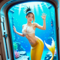 yayayaさんの「人魚の館」をお借りして 3枚目