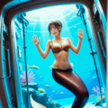 yayayaさんの「人魚の館」をお借りして 2枚目