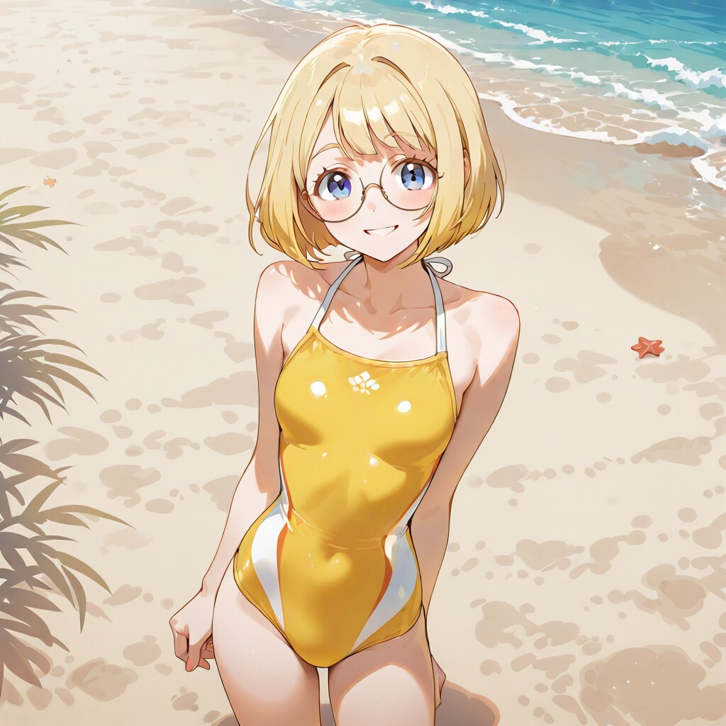 水着姿のミッシェルさん