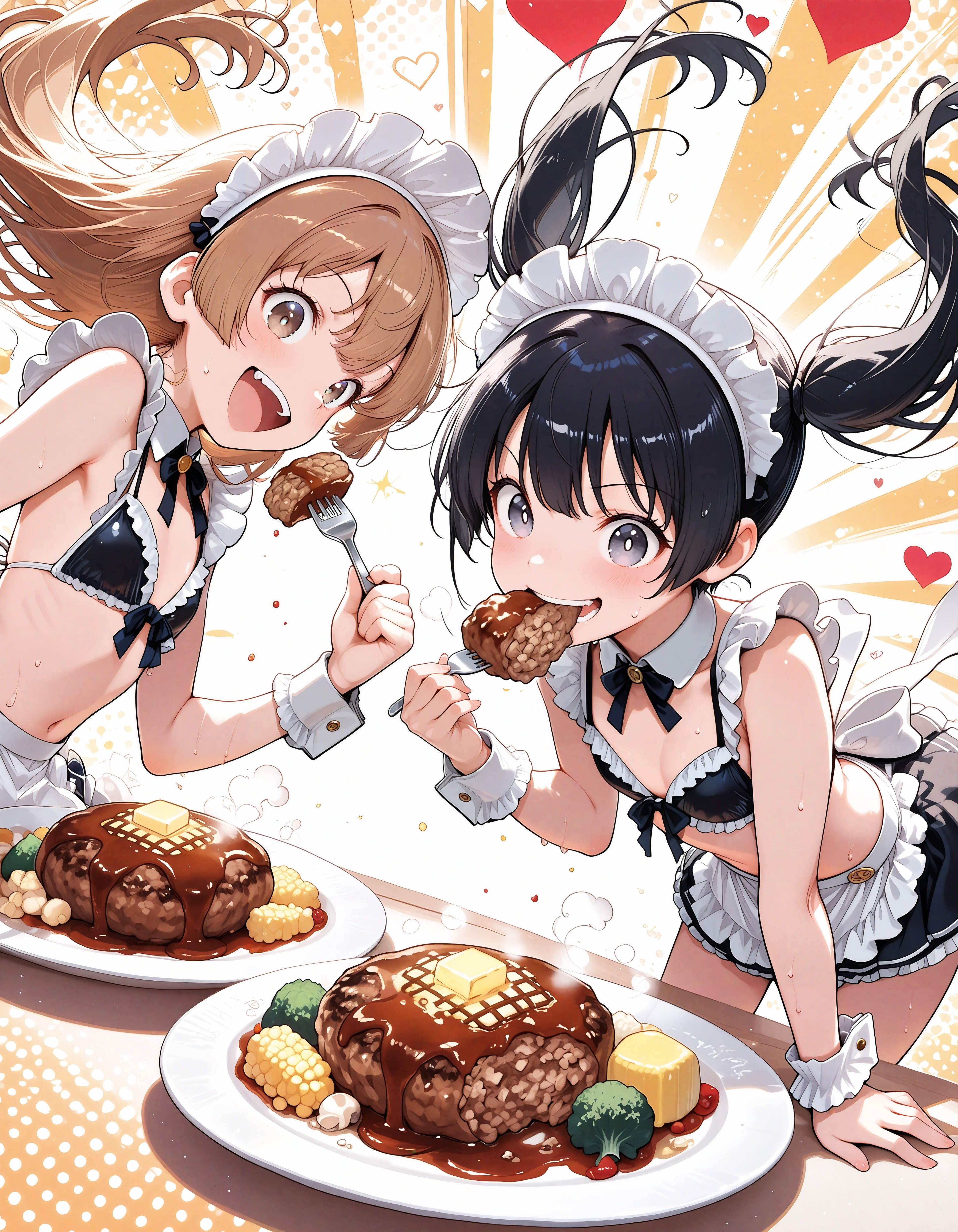 おはよう、ハンバーグ！