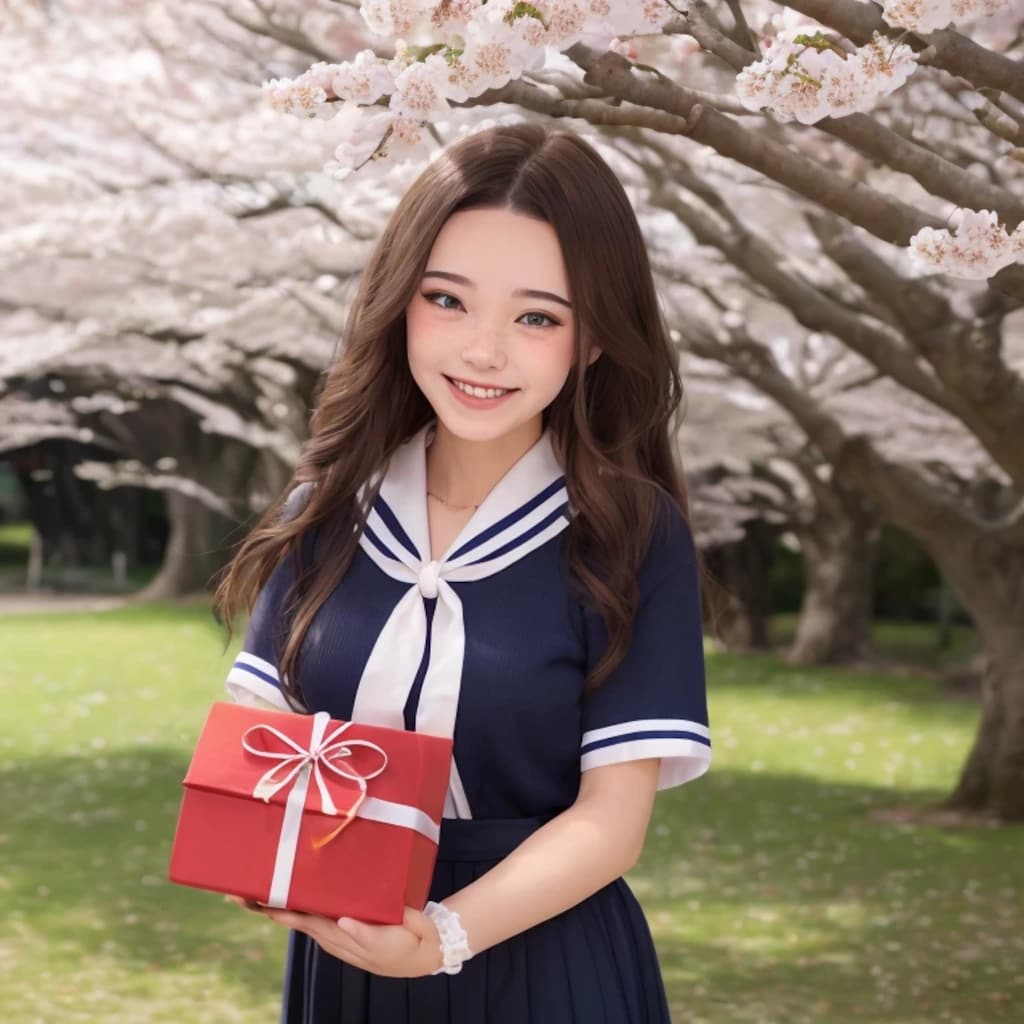 黒髪ロングでセーラー服の美女６６