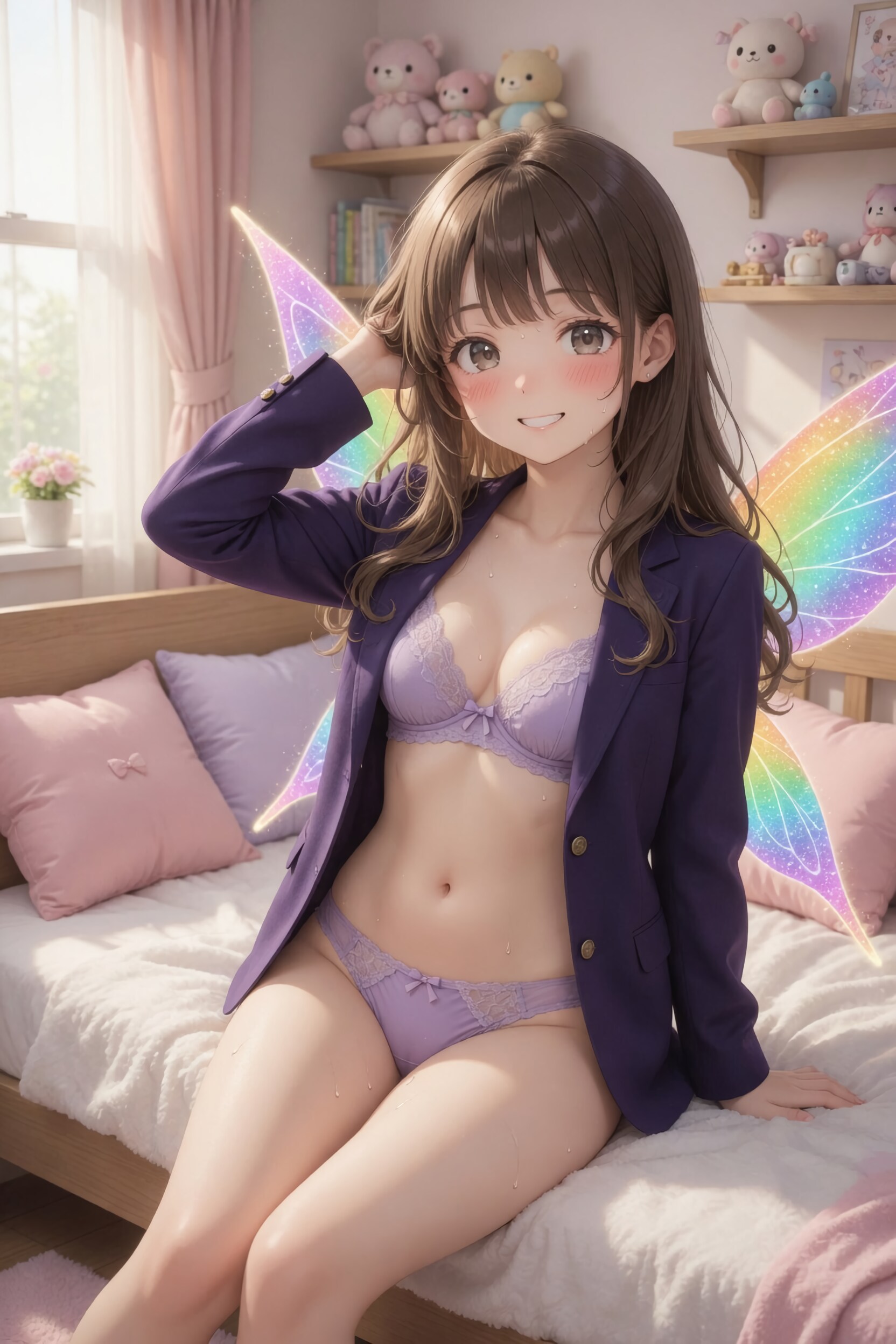 妖精　紫…