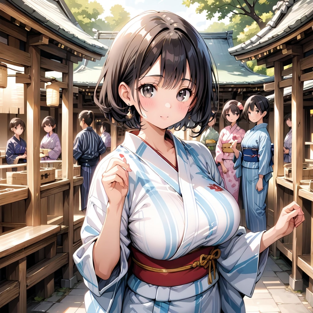 スーパーモデルのお城のお姫様。ちょっと遅くなったけど、浴衣の撮影です。