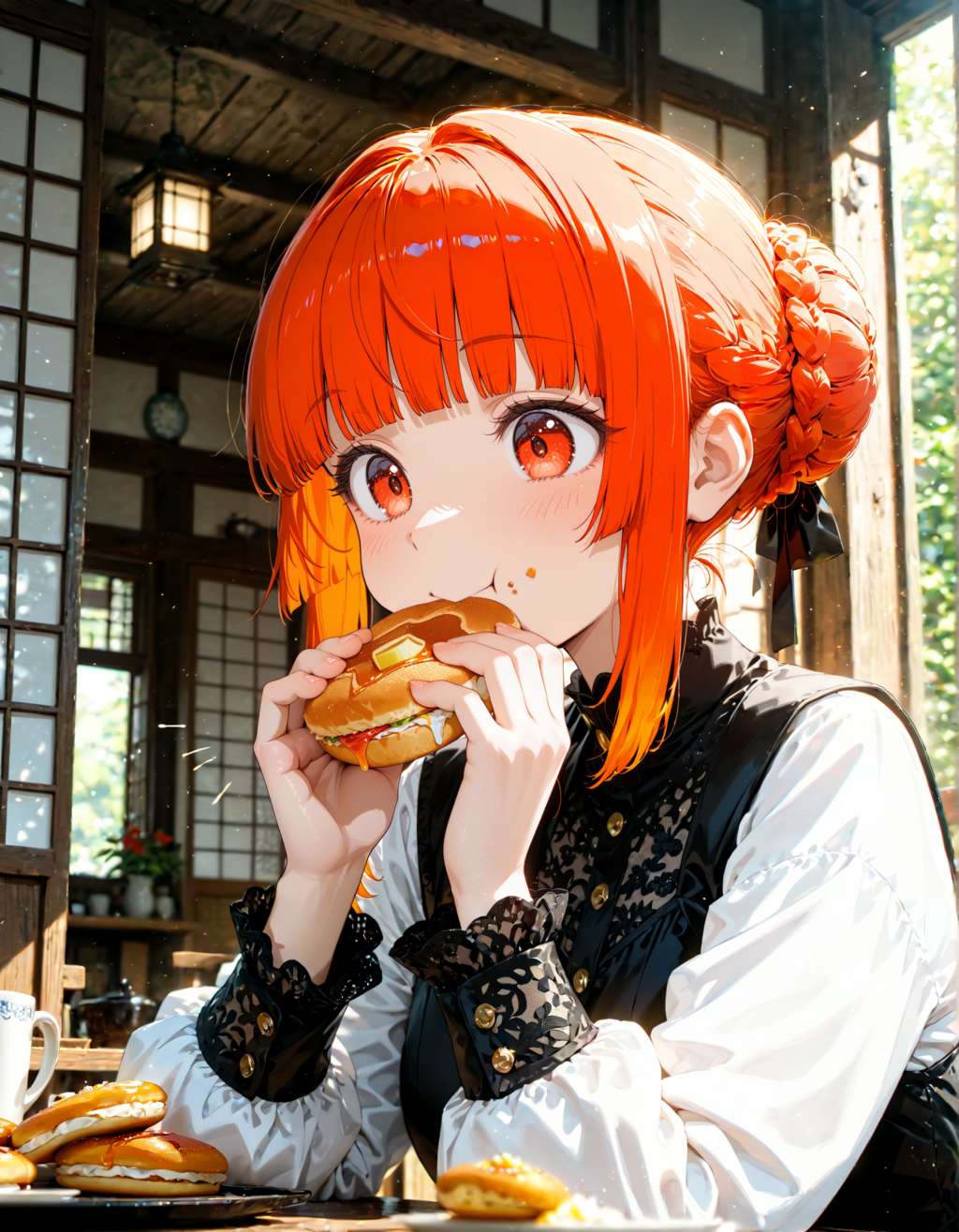 私はdorayakiを注文しました