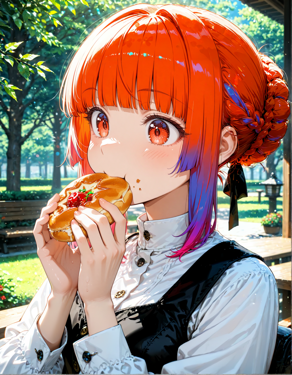 私はdorayakiを注文しました