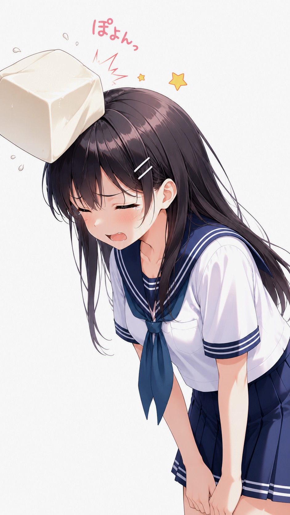豆腐の角に頭ぶつけるお姉やん