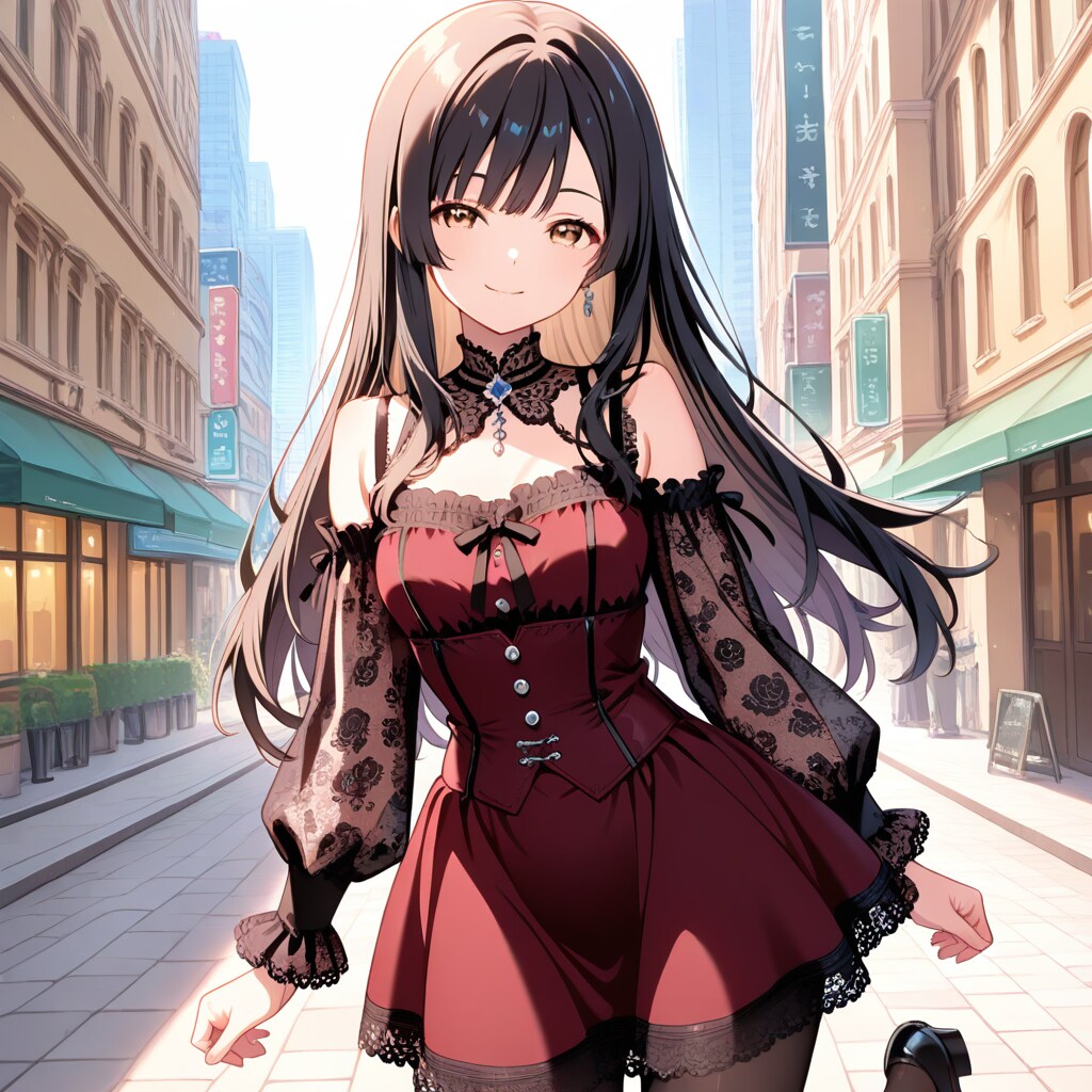 地雷系ファッションの女の子