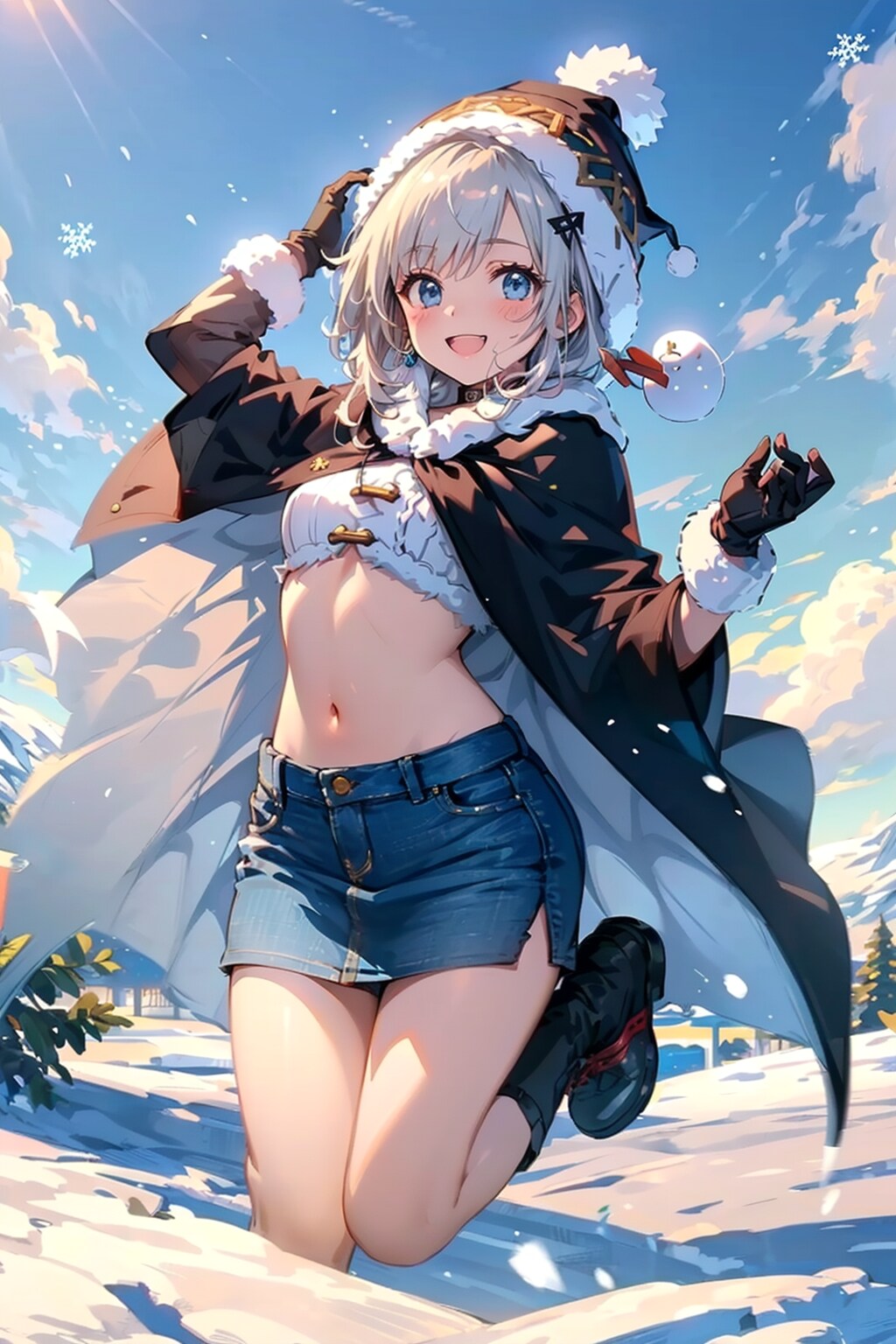 庭駆けまわる魔法少女