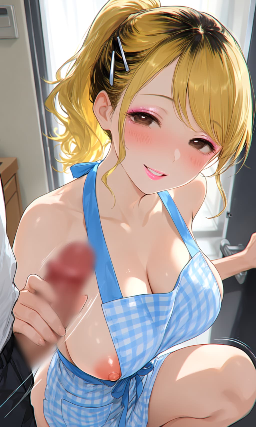 【ギャルママ】玄関開けたらヌキヌキしてくれるギャルママ