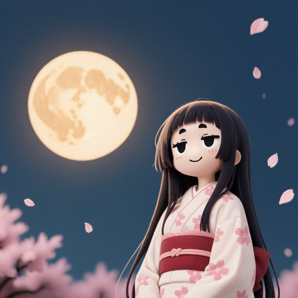 月と花と