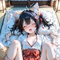 腹を空かせた子狐が、人間に化けて人里に降りて来たか 2枚目
