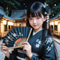 死神ちゃん　和服 8枚目