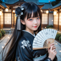 死神ちゃん　和服 2枚目