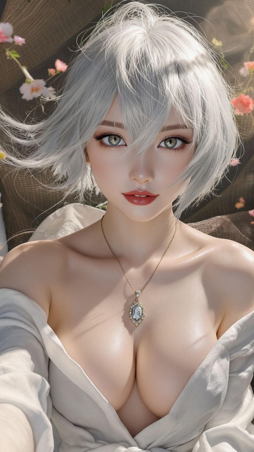 新しいソフト試しに使ってみたらセクシーな子ができちゃった😅