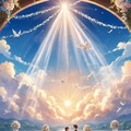 お日さまと青空姫の結婚 7枚目