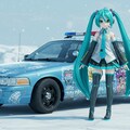 初音ミクとフォードクラウンビクトリアパトロールカー 3枚目