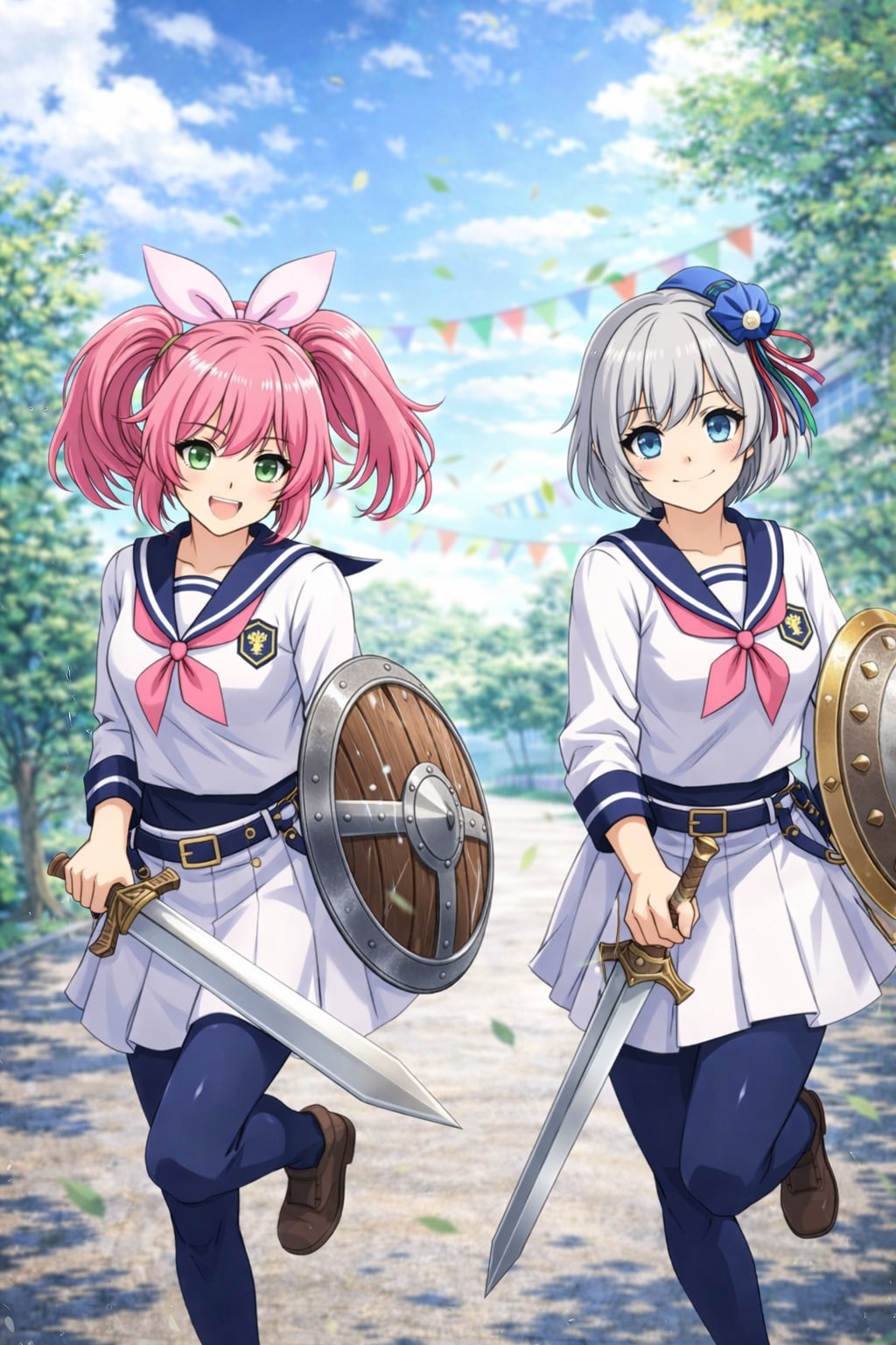 🛡⚔️勇者の何トカのコスプレの２人〜〜⚔️🛡