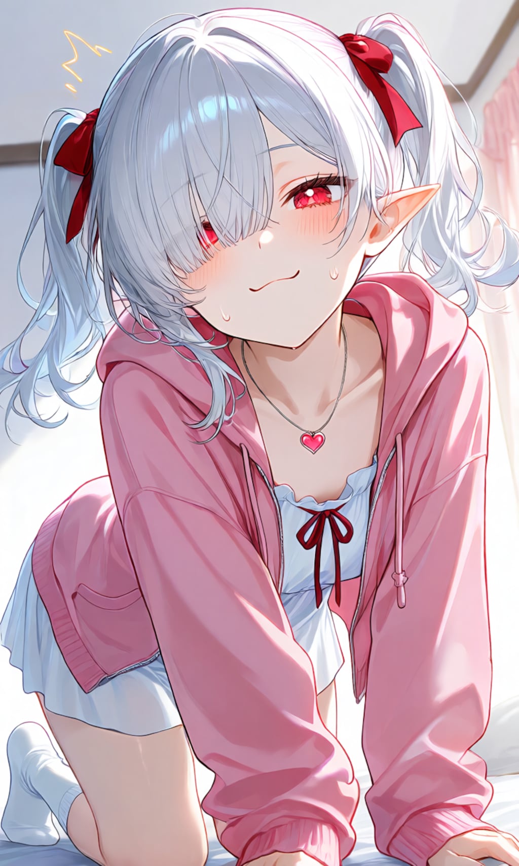 18-1、朝起こしに来たシロネさん