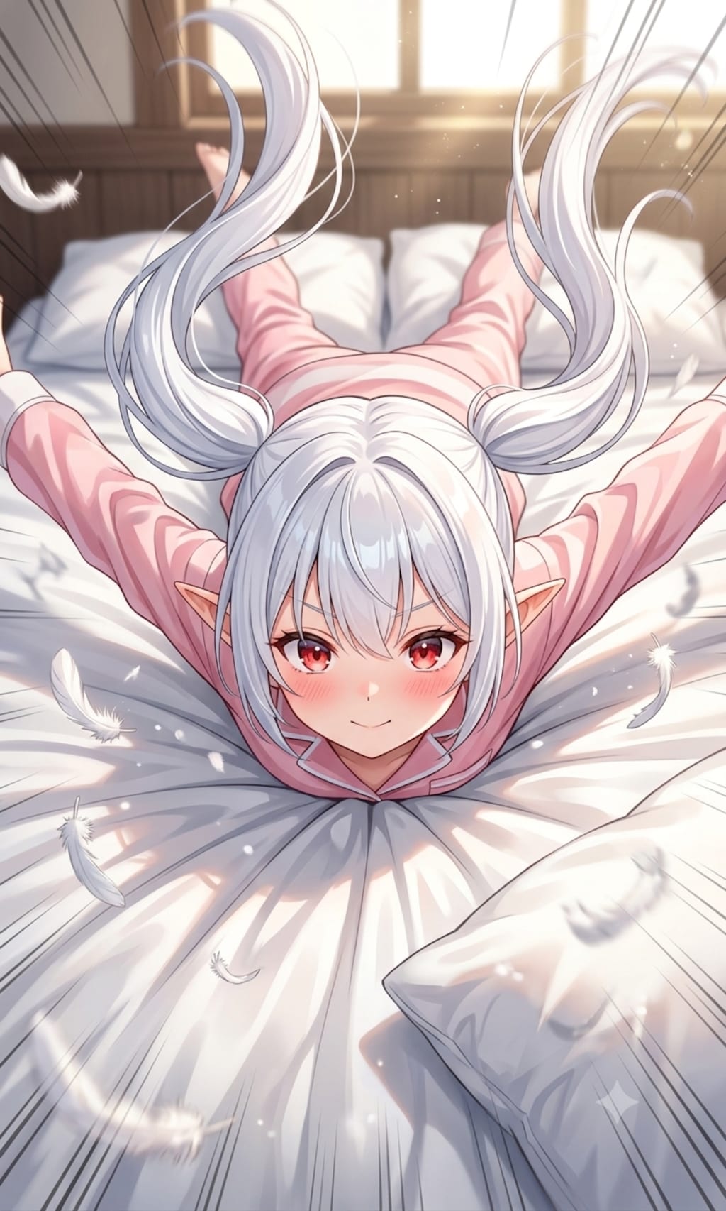 18-1、朝起こしに来たシロネさん