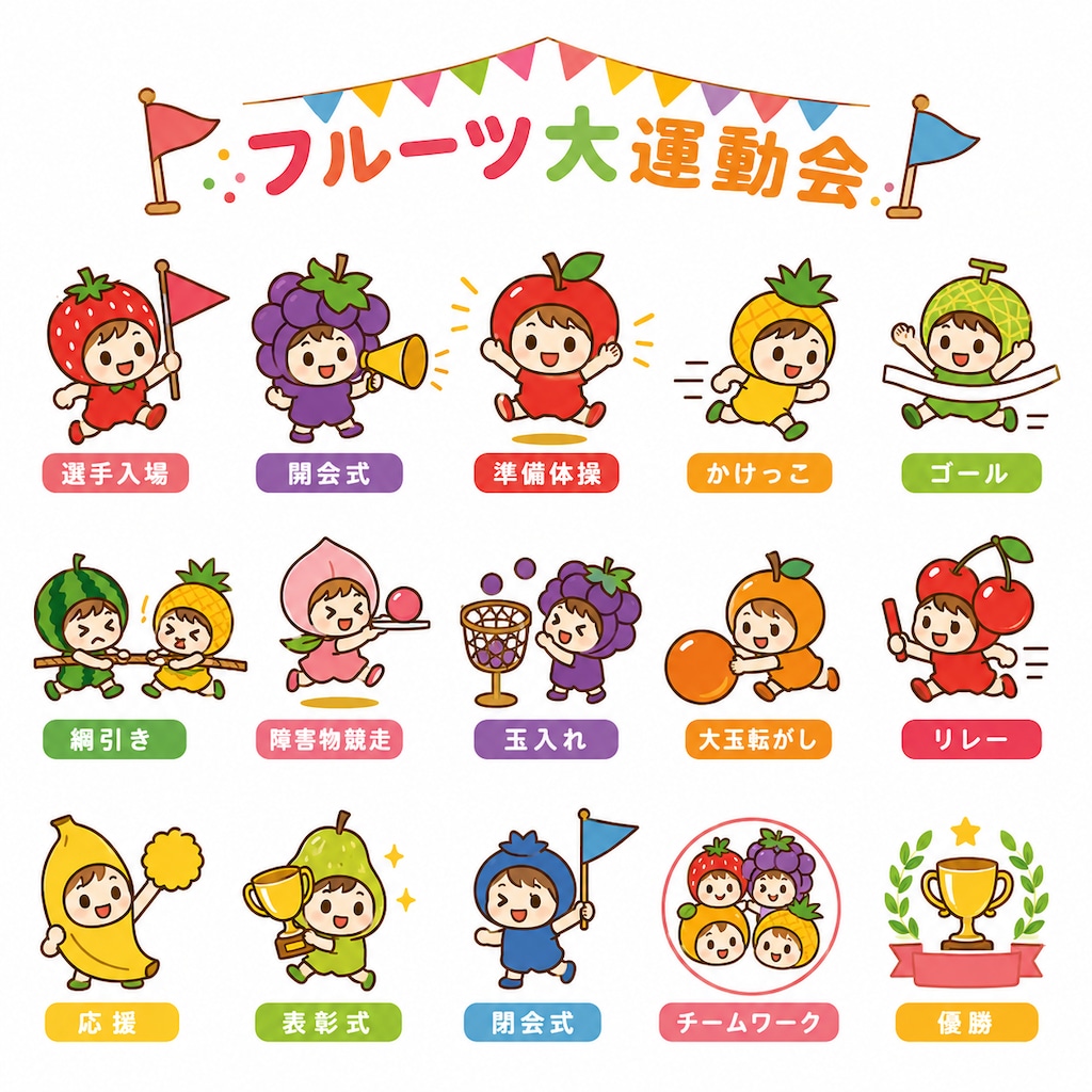 フルーツ大運動会