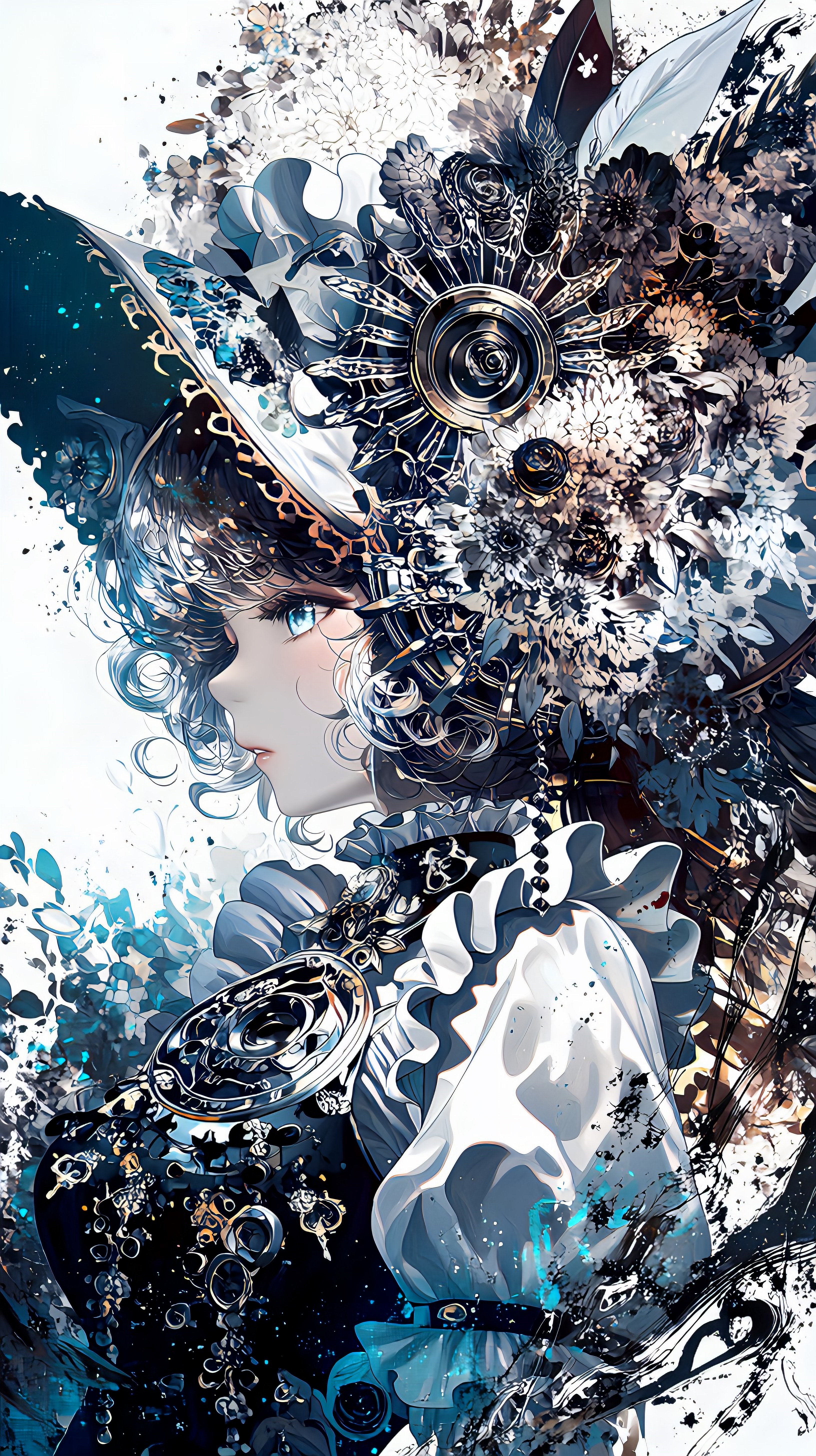 青い瞳 | の人気AIイラスト・グラビア