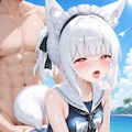 ビーチで 2枚目