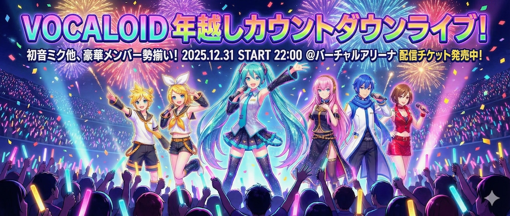 ミクさん 架空年越しライブ