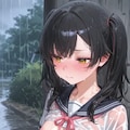 どうしよう…雨降ってきちゃった… 8枚目
