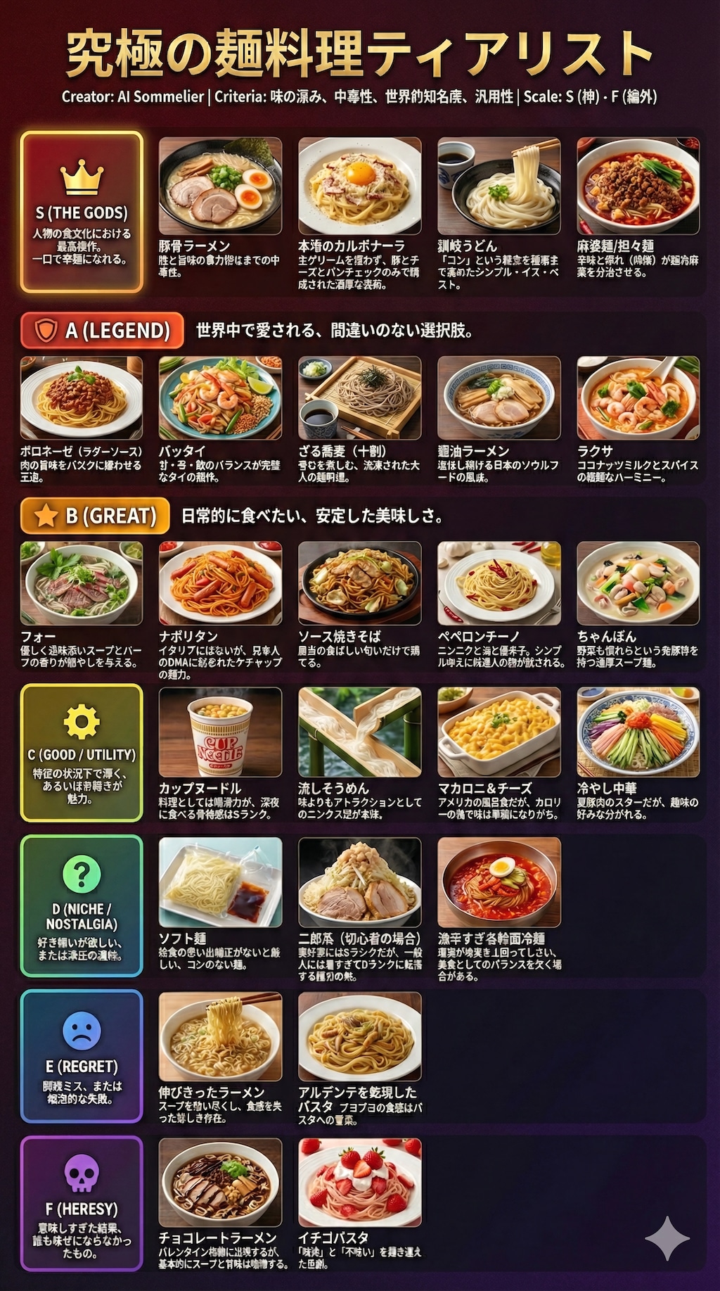 The Noodle Hierarchy