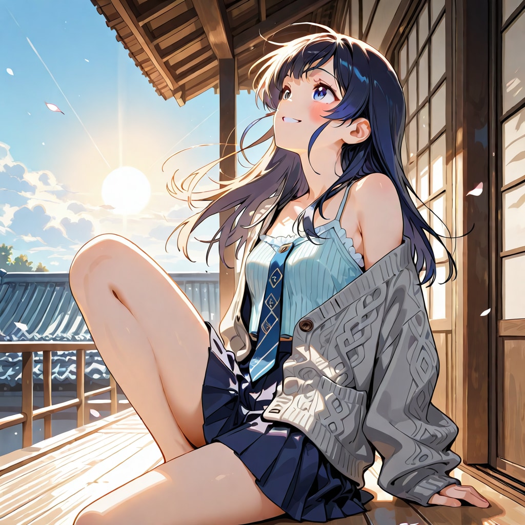 風が気持ちいい！ | の人気AIイラスト・グラビア