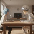 綾波レイ　プレデター風何かと戦う 8枚目
