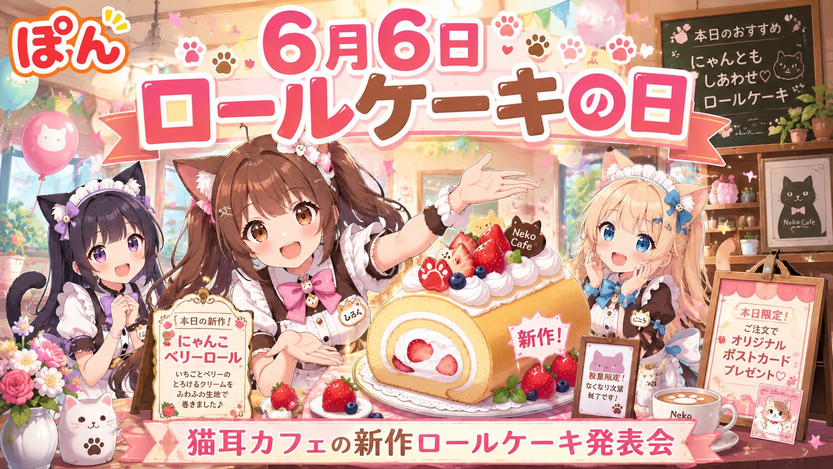 6月6日はロールケーキの日