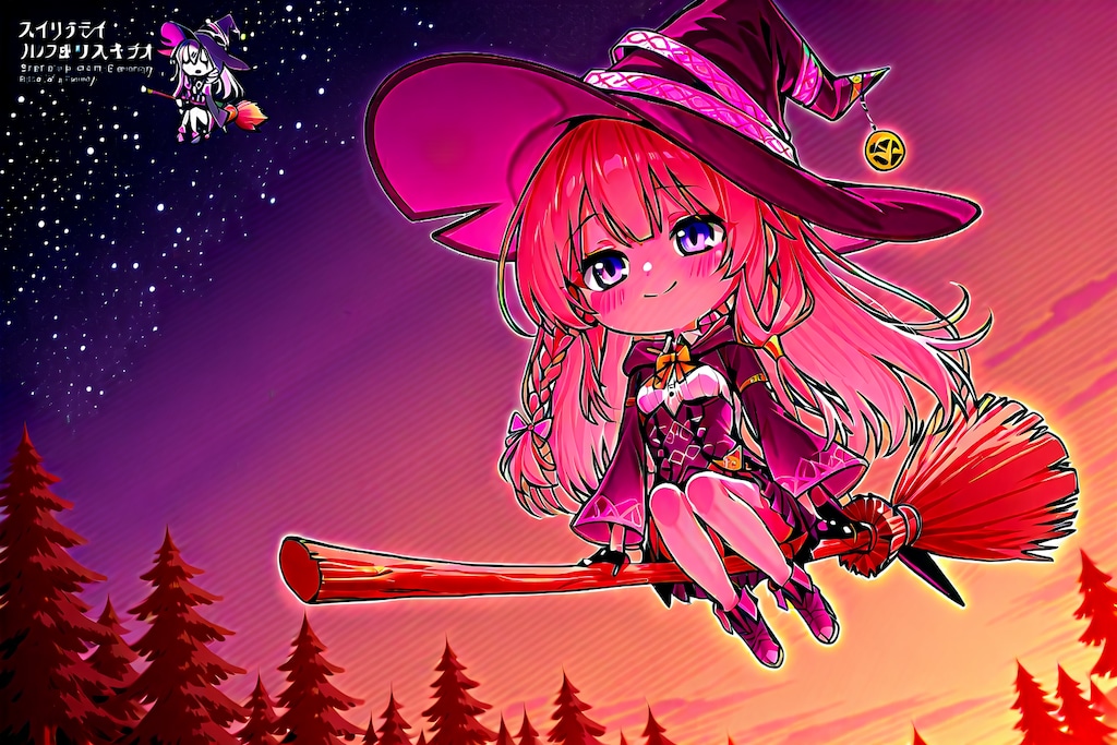 デフォルメされても美しく最高に可愛らしいその魔女は一体誰でしょう？……そう、私です！