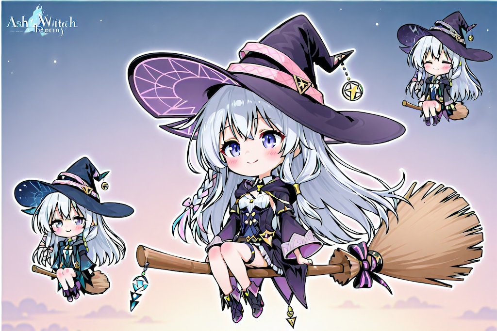 デフォルメされても美しく最高に可愛らしいその魔女は一体誰でしょう？……そう、私です！