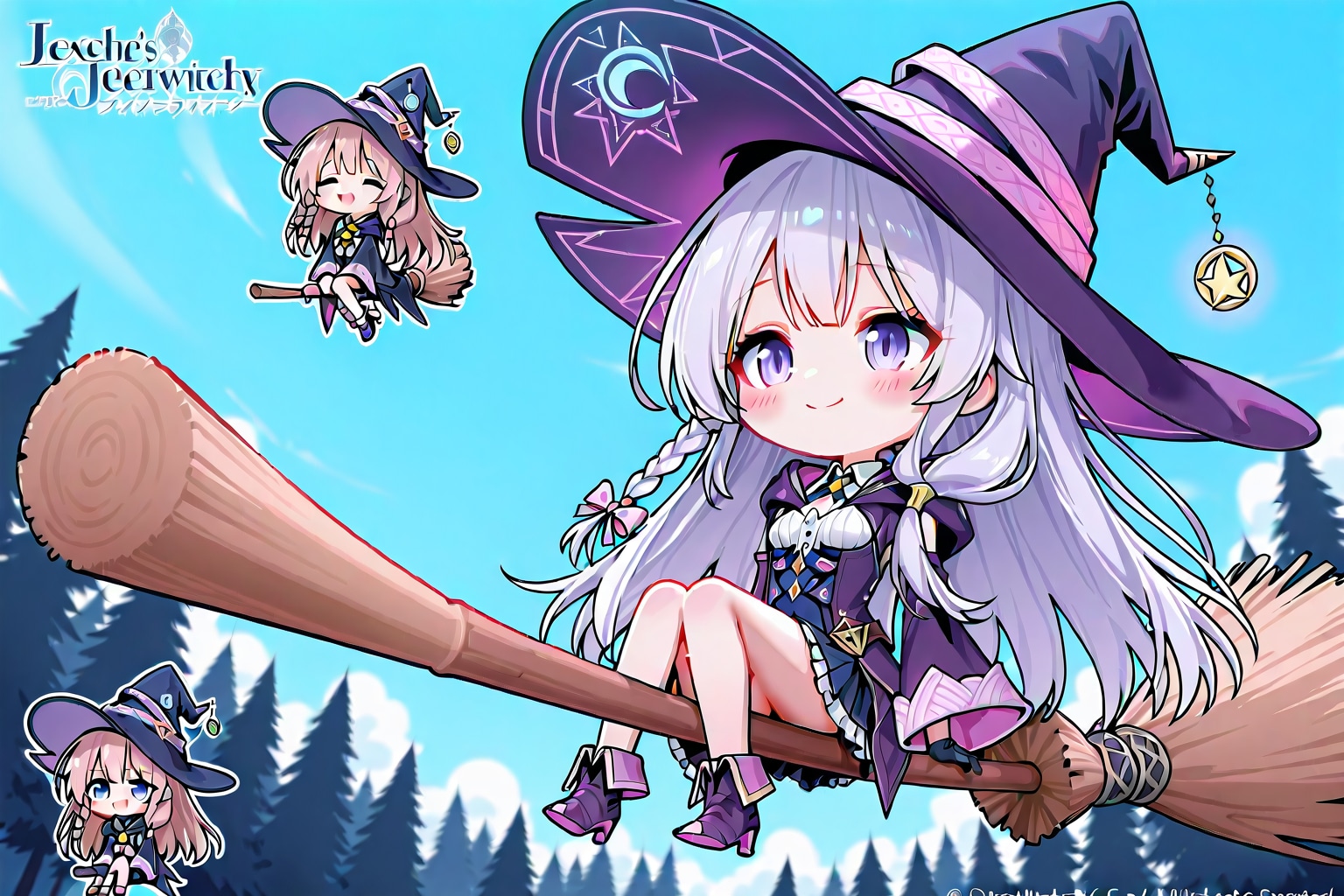 デフォルメされても美しく最高に可愛らしいその魔女は一体誰でしょう？……そう、私です！ | の人気AIイラスト・グラビア