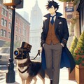 犬の散歩 3枚目