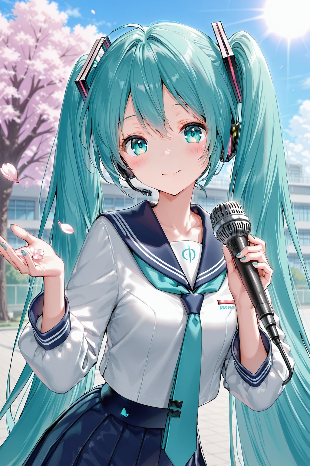 在校生代表、初音ミク！ | の人気AIイラスト・グラビア