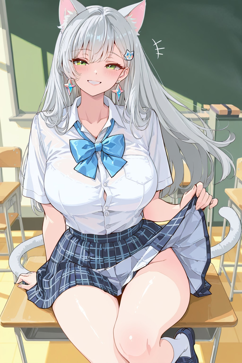 人の机に座らない！暑いからってスカートパタパタさせない！「「「はーい♡」」」）