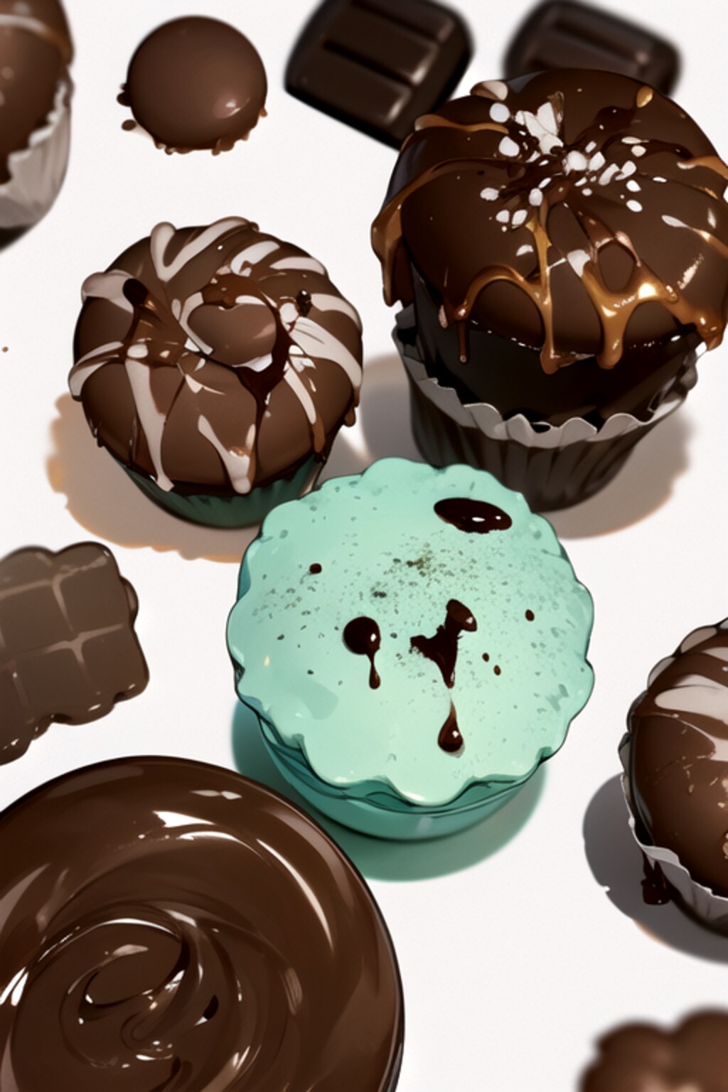 チョコミントカラー　風間いろは