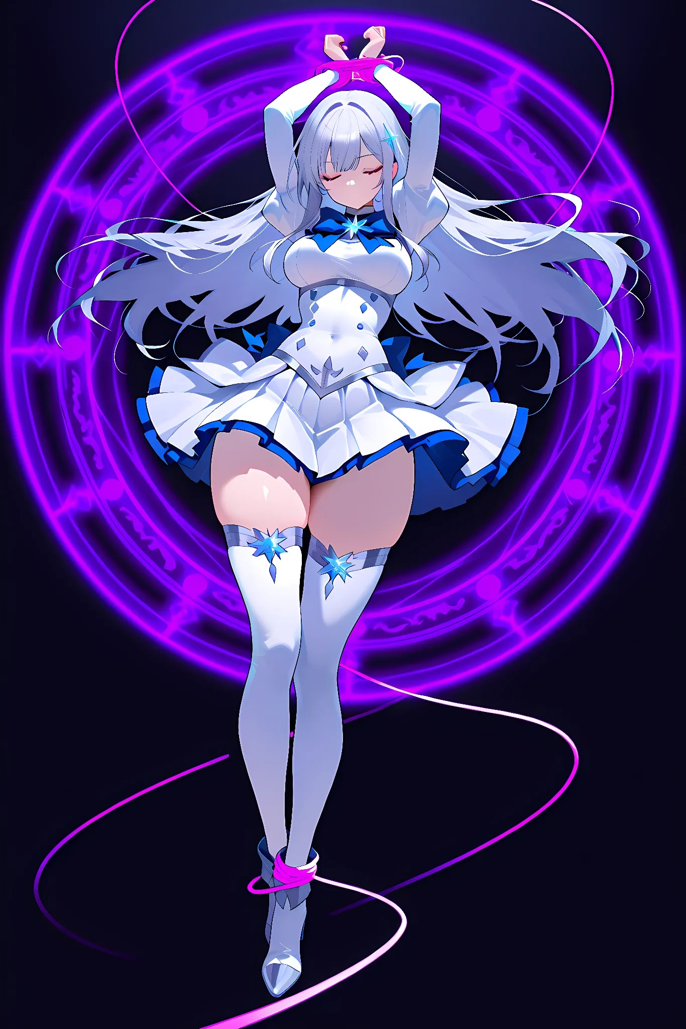 拘束魔法 | の人気AIイラスト・グラビア