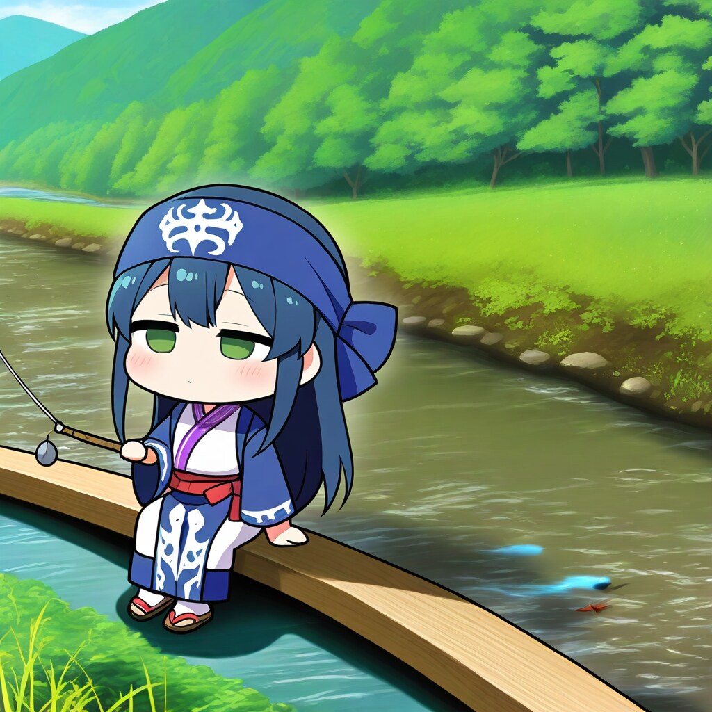 小川のコロボックルちゃん