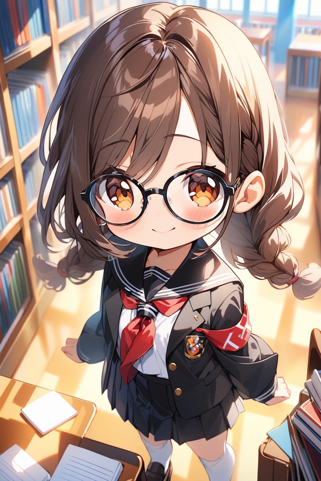 特に飾り気のないちびキャラ委員長ちゃん