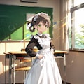伝統メイド科の生徒と萌えメイド科の生徒 4枚目