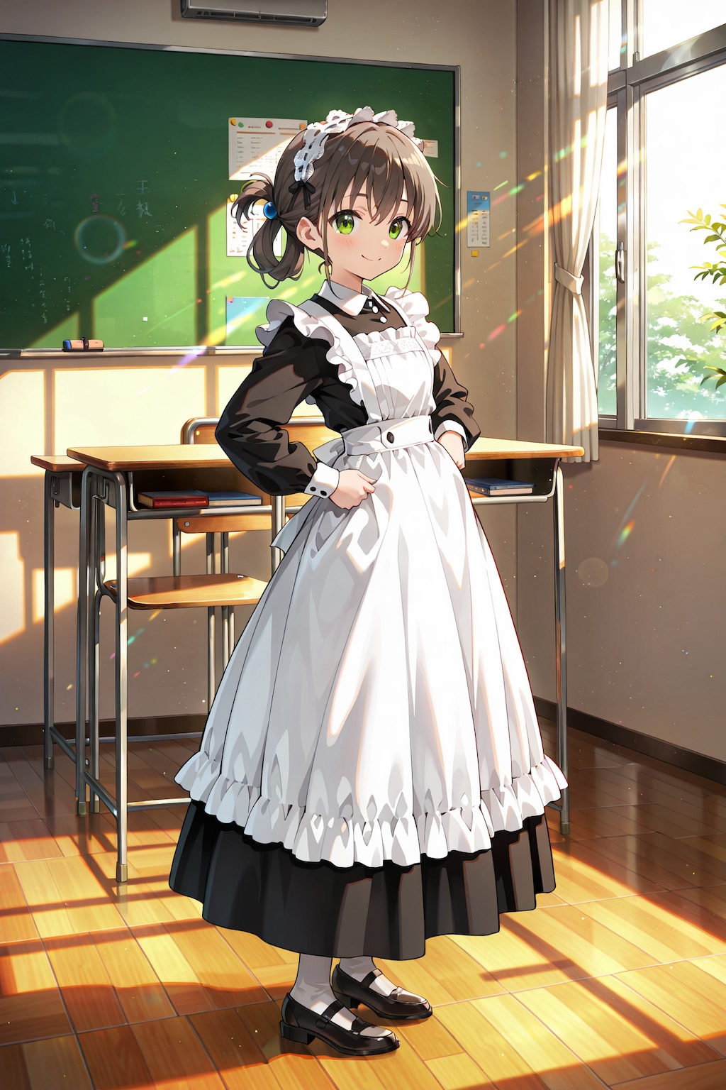 伝統メイド科の生徒と萌えメイド科の生徒