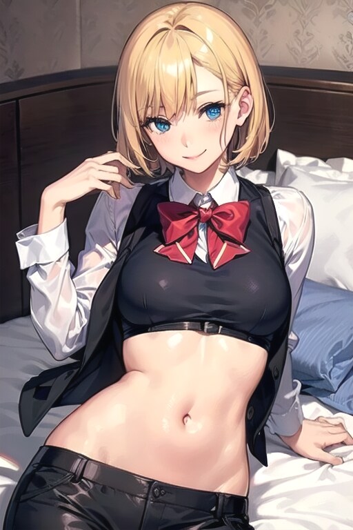 ブリティッシュセクシーバーオーナーのホテルベッド