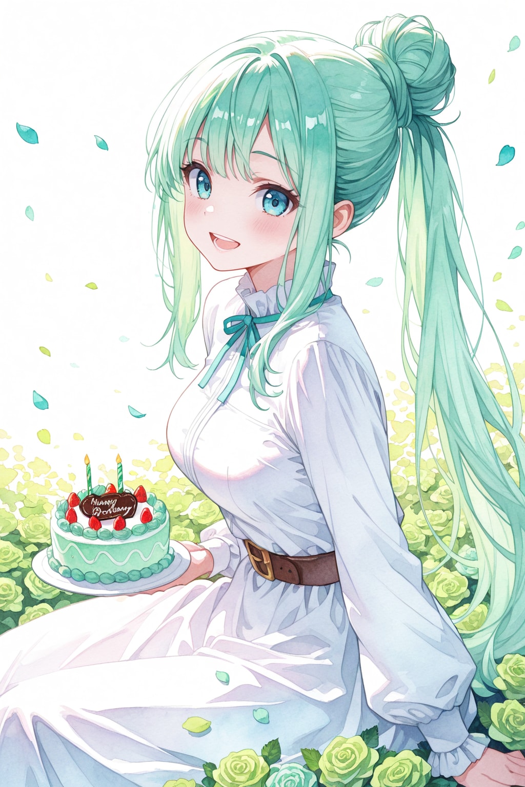 ミントさん、お誕生日おめでとう✨ | の人気AIイラスト・グラビア