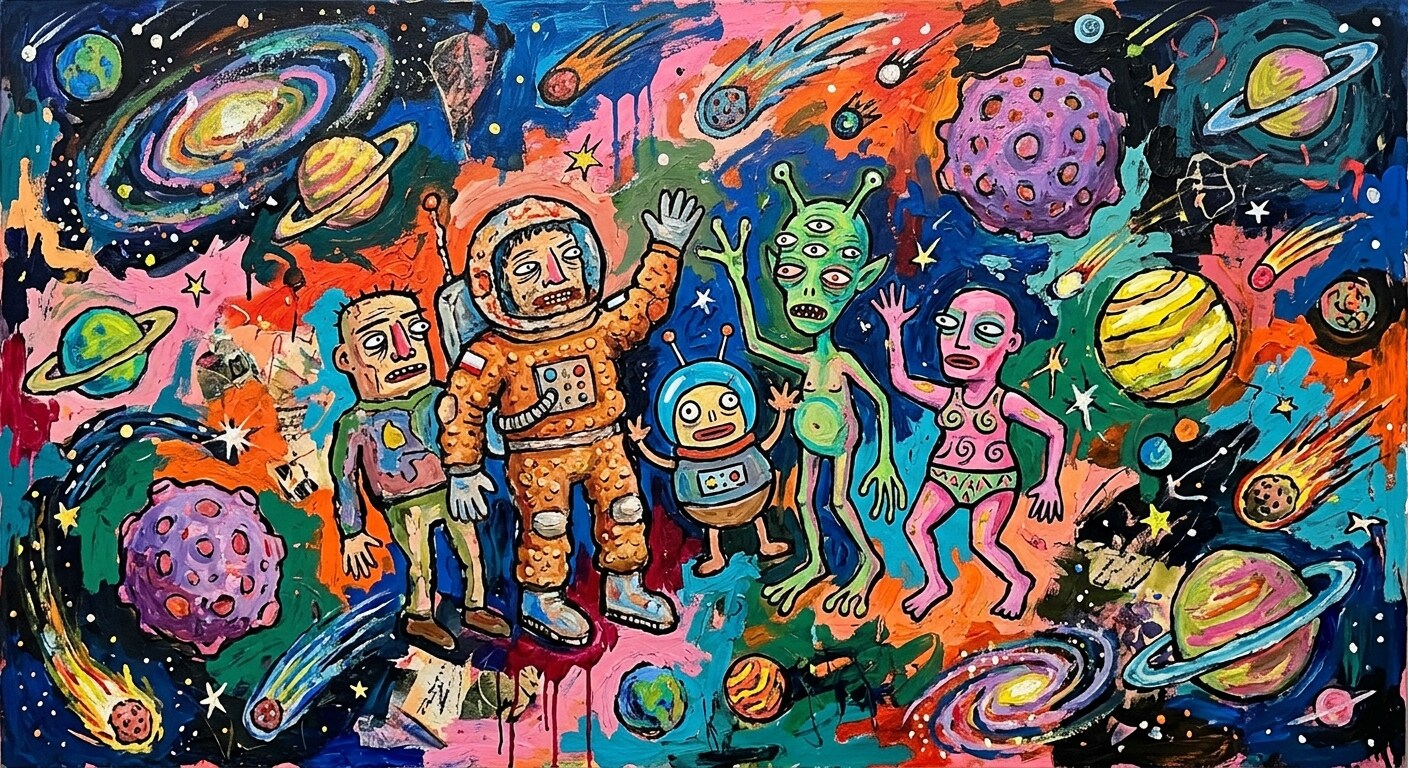 スペースピープル Space People | の人気AIイラスト・グラビア