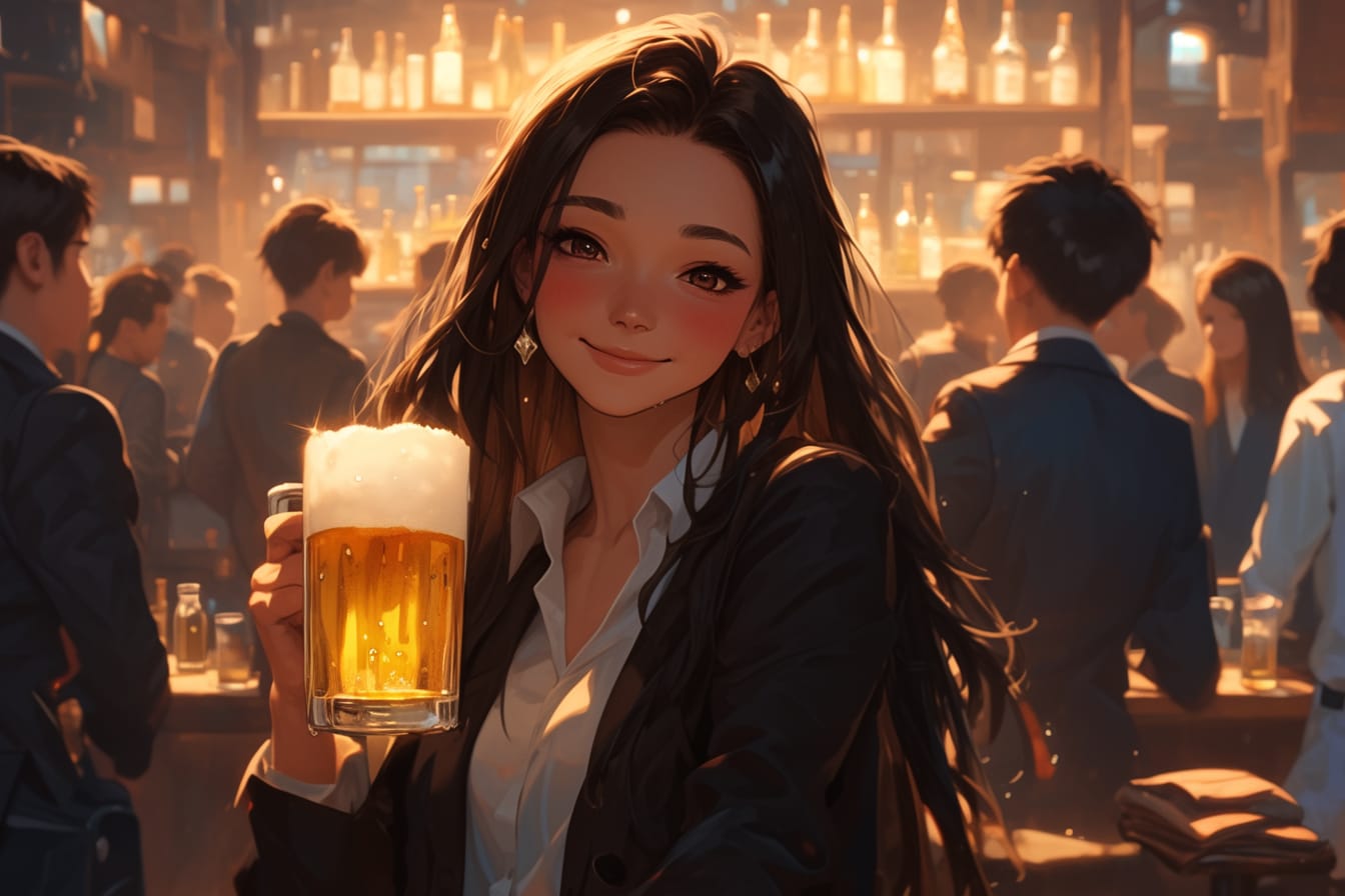 乾杯‼️🍻✨331 | の人気AIイラスト・グラビア